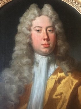 Charles Hawtrey, ca. 1700, by Jonathan Richardson (1667-1745) 
Nick Cox Period Portraits, London, **Recently Sold**